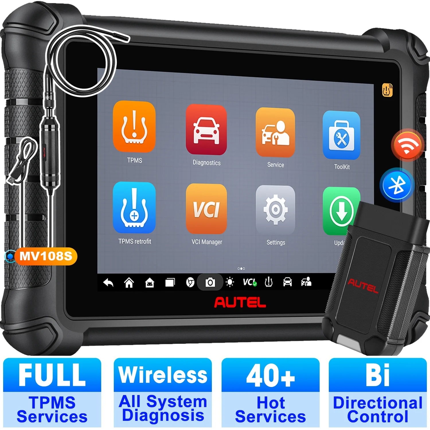 Autel MaxiTPMS TS900 TPMS Programming Tool, Car Diagnostic Scan Tool, Full TPMS, Bi Directional Control, All System Diagnostics, Program MX Sensor, Better than TS608 MK808 MK808TS, Same as MX900TS - Image 9
