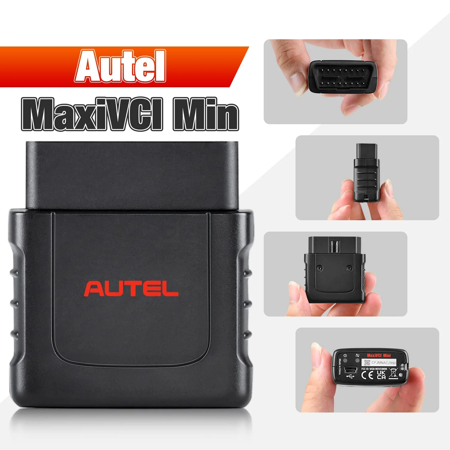 Autel MaxiVCI Mini VCI Mini Bluetooth Diagnostic Interface, 2026 Newest Vehicle Wireless Dongle, Work with Autel Scanner MK808BT MP808BT MP808BT Pro MX808TS MK808TS MK808S-TS MP808TS MP808S-TS - Image 3