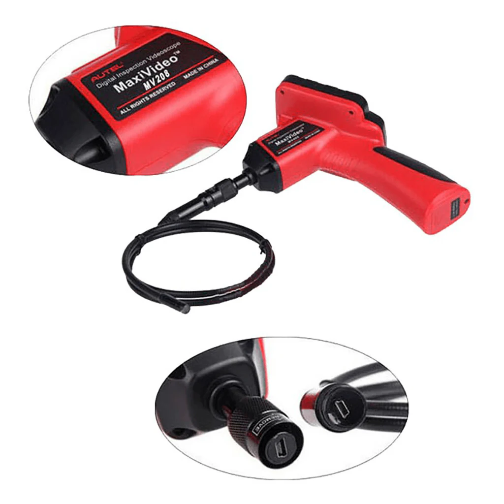 Autel MV208 MaxiVideo Automotive Digital Video Scope or borescope with 5.5/8.5mm Probe - Image 4