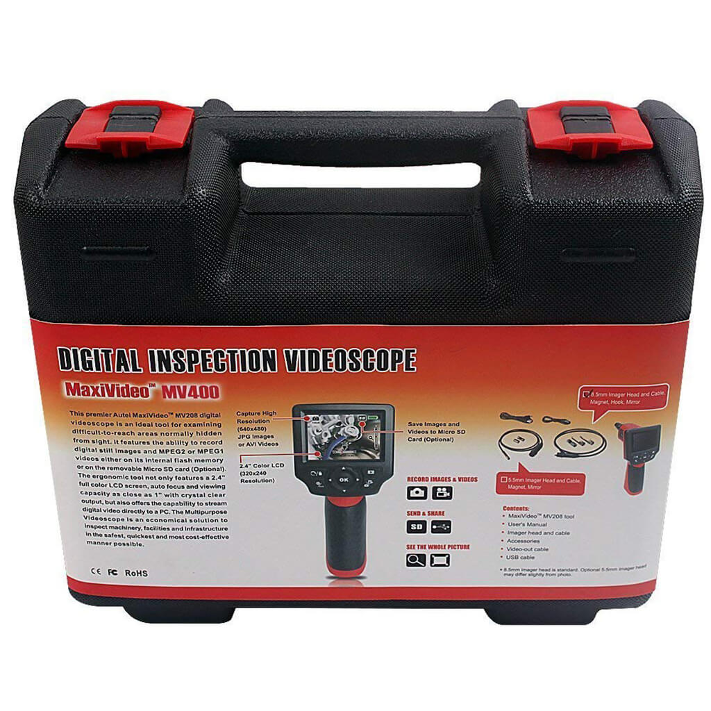 Autel MV400 MaxiVideo Automotive Videoscope Waterproof Digital Inspection Camera with 5.5/8.5mm probe - Image 8