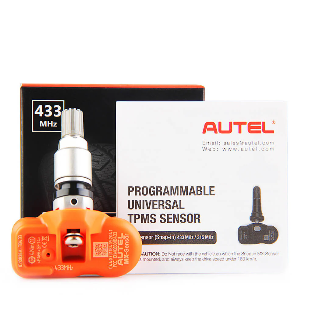 MX-Sensor 433Mhz Autel Universal Programmable TPMS Sensor Metal or Rubber TPMS Sensor - Image 3