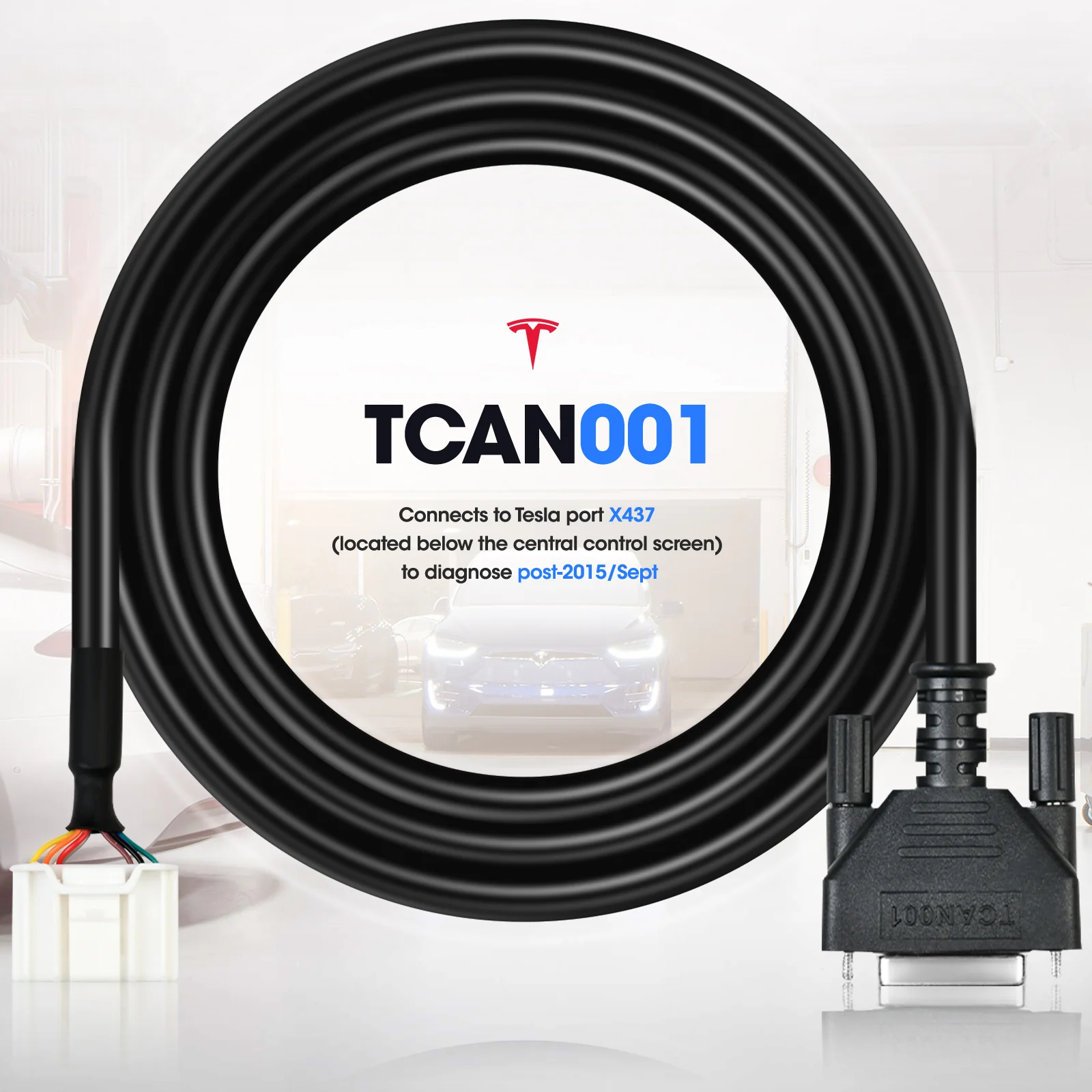 Autel Tesla Diagnostic Cables Set for Tesla S & Tesla X New Energy Vehicles, Tesla OBD2 Diagnostic Tools Adapter for Autel MaxiSys Ultra EV/ Ultra/ MS909/ MS919/ MS908S Pro II/ Elite II Pro Tablets - Image 5
