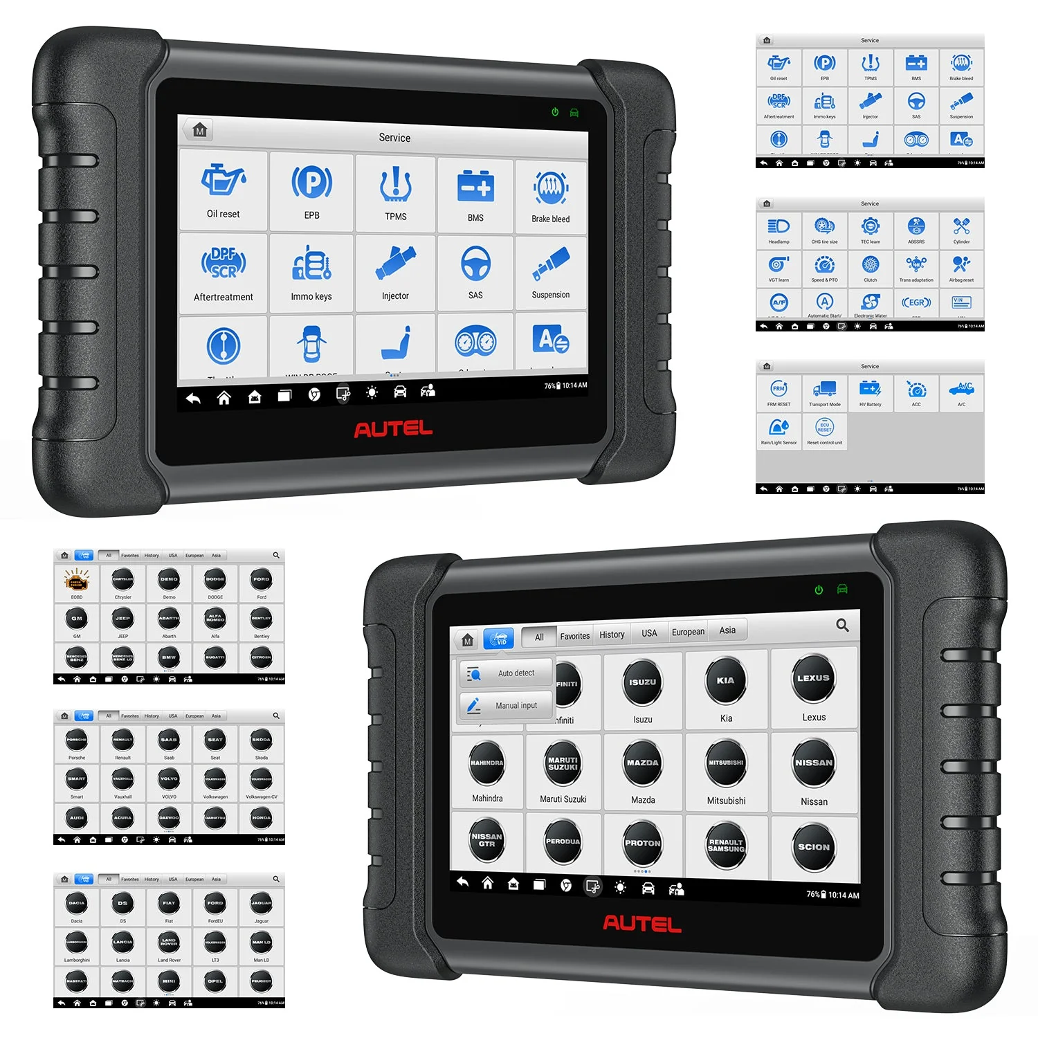[2 Years Update] Autel MaxiCheck MX808S 2024 Scanner, Bi-directional Control, 28+ Services, All System Diagnostic, Active Test, Upgraded of MX808/MK808, Same as MK808S - Image 4